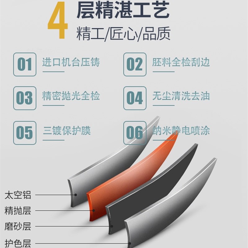 铝合金窗帘轨道静音滑道黑白色窗帘杆罗马杆单双轨道滑轨滑轮挂钩