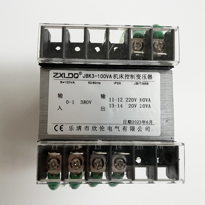 JBK3-80VA100VA160W螺杆空压机380V变20V220V全铜机床控制变压器