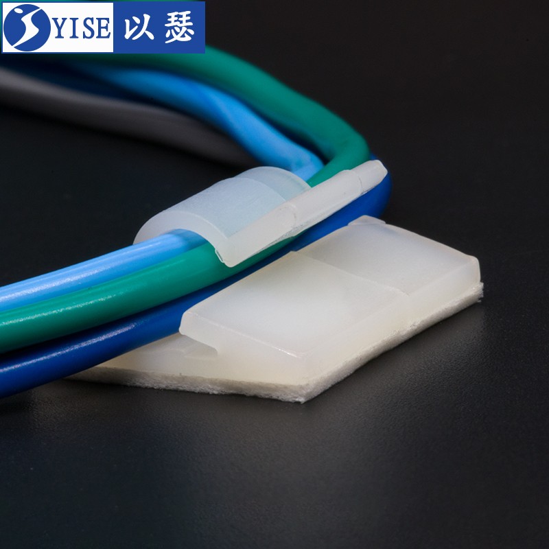 理线夹粘式配线固定座固定夹束线卡扣桌面墙面贴电线固定座WCT-5