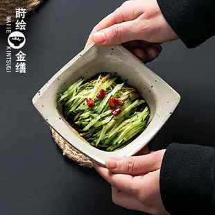 碟子家用小菜碟味碟蘸料碟调味碟小吃碟陶瓷调料碟吐骨碟 日式