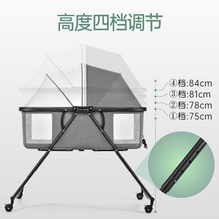 婴儿车床两用多功能新生宝宝睡篮摇床折叠便携可移动宝宝床小户型