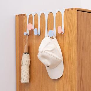 衣柜外侧侧面置物架挂衣钩柜子衣橱柜边挂架免打孔门后挂钩挂衣架