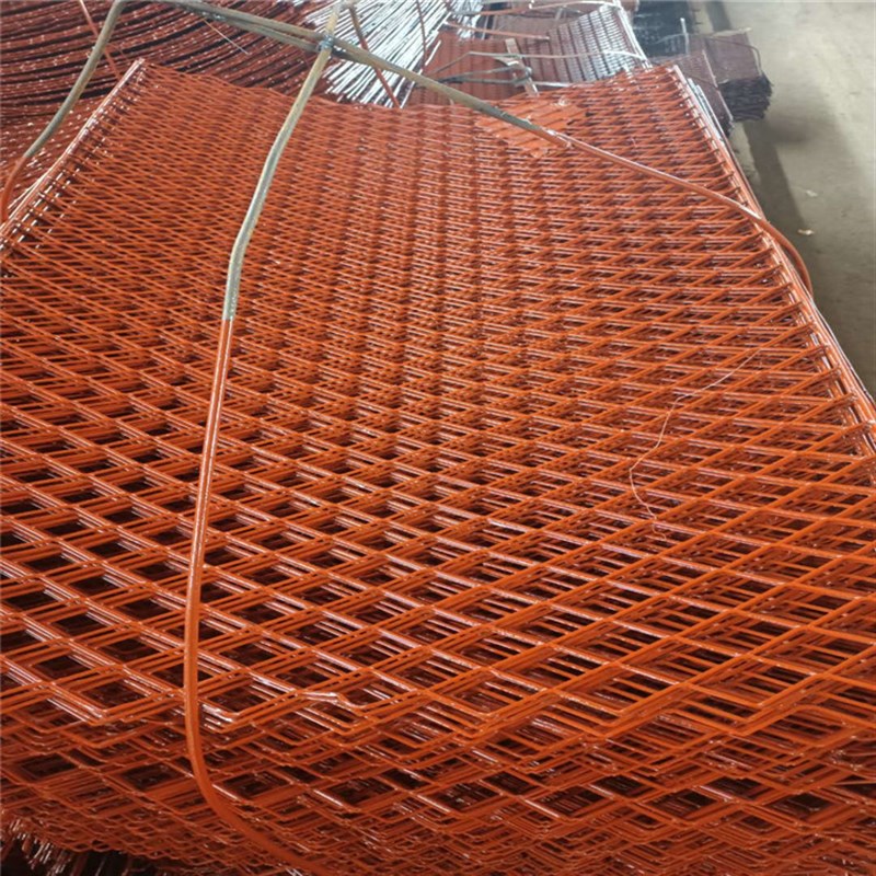 钢板网片建筑菱形钢笆网y片脚手架脚踏钢芭网拉伸扩张网