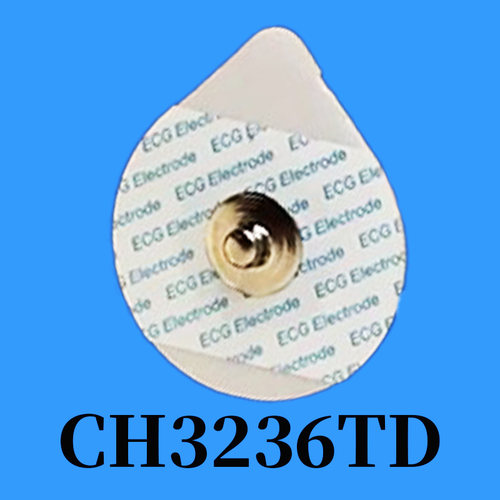 康任月牙形泡棉电极片CH3236CD一次性电极片电疗仪图脑电极片