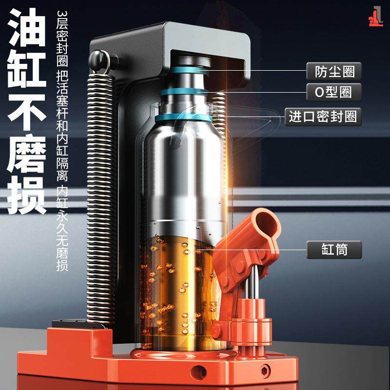 UGO鸭嘴式20吨30吨道重一体起升起机立式跨顶型液压H爪式千斤顶