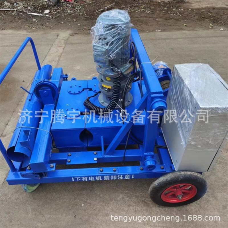 全自动T梁橡胶管自动穿管机胶预制箱T梁管 管穿橡机