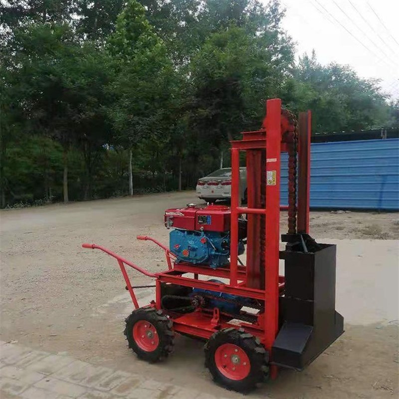 手实链条打夯机自走链式柴油打夯机夯实I有劲自走打动机电夯压扶