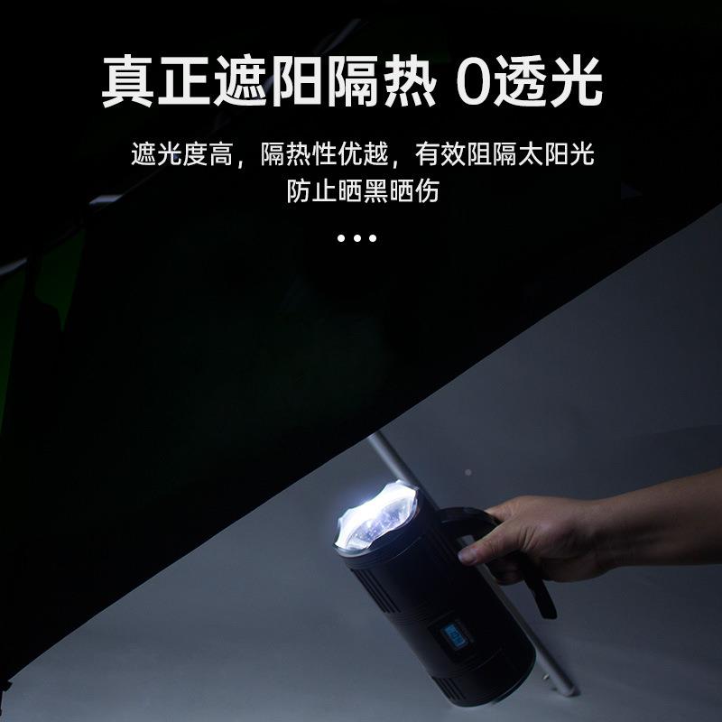 层透气钓鱼伞加厚黑胶阳手杖雨伞万向G17055大伞防暴雨防钓晒双遮
