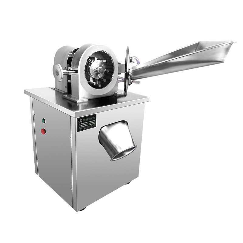 不无钢中药材锈水粉碎机 水冷低温打粉机 制药食品冻Y干尘果粉碎