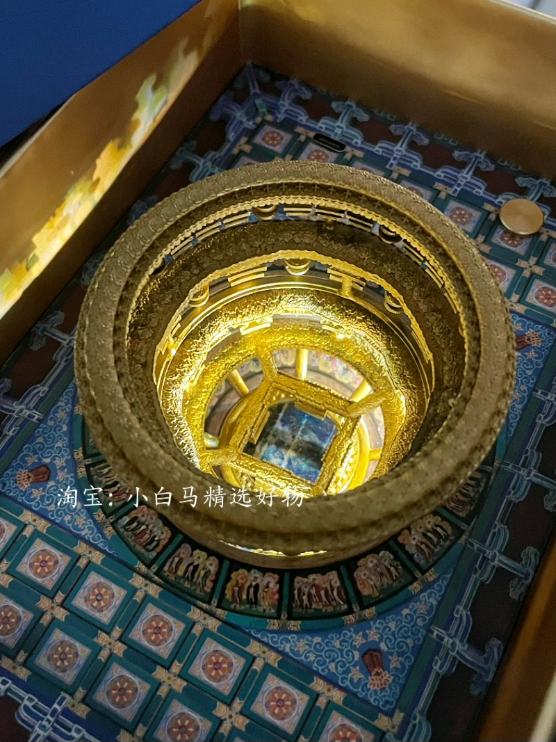 正品新款北京先农坛天宫藻井立体冰箱贴北京旅游景点纪念品带小票