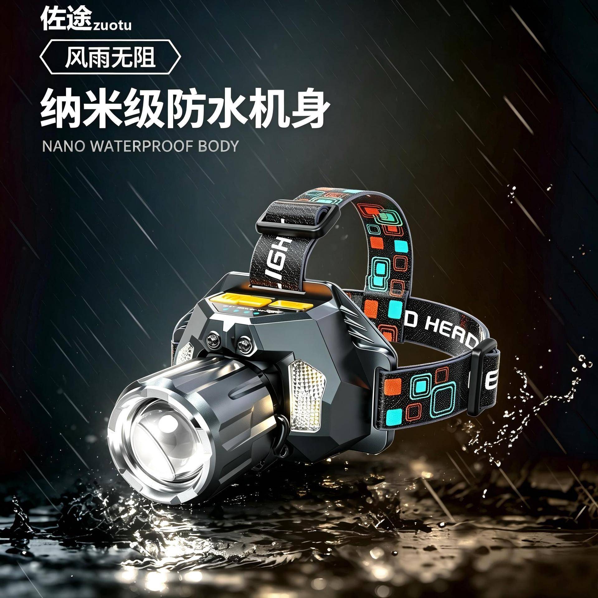 2026新款强光超亮钓鱼头灯第一名夜钓专用十大名牌超亮超长续航图片