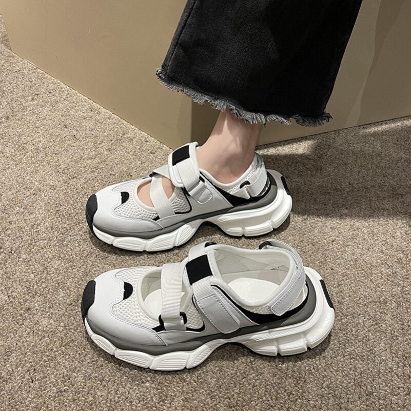 超软孕妇真皮运动鞋女夏