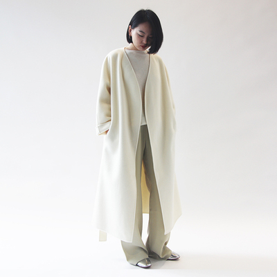 艺符绵羊毛山羊绒长款