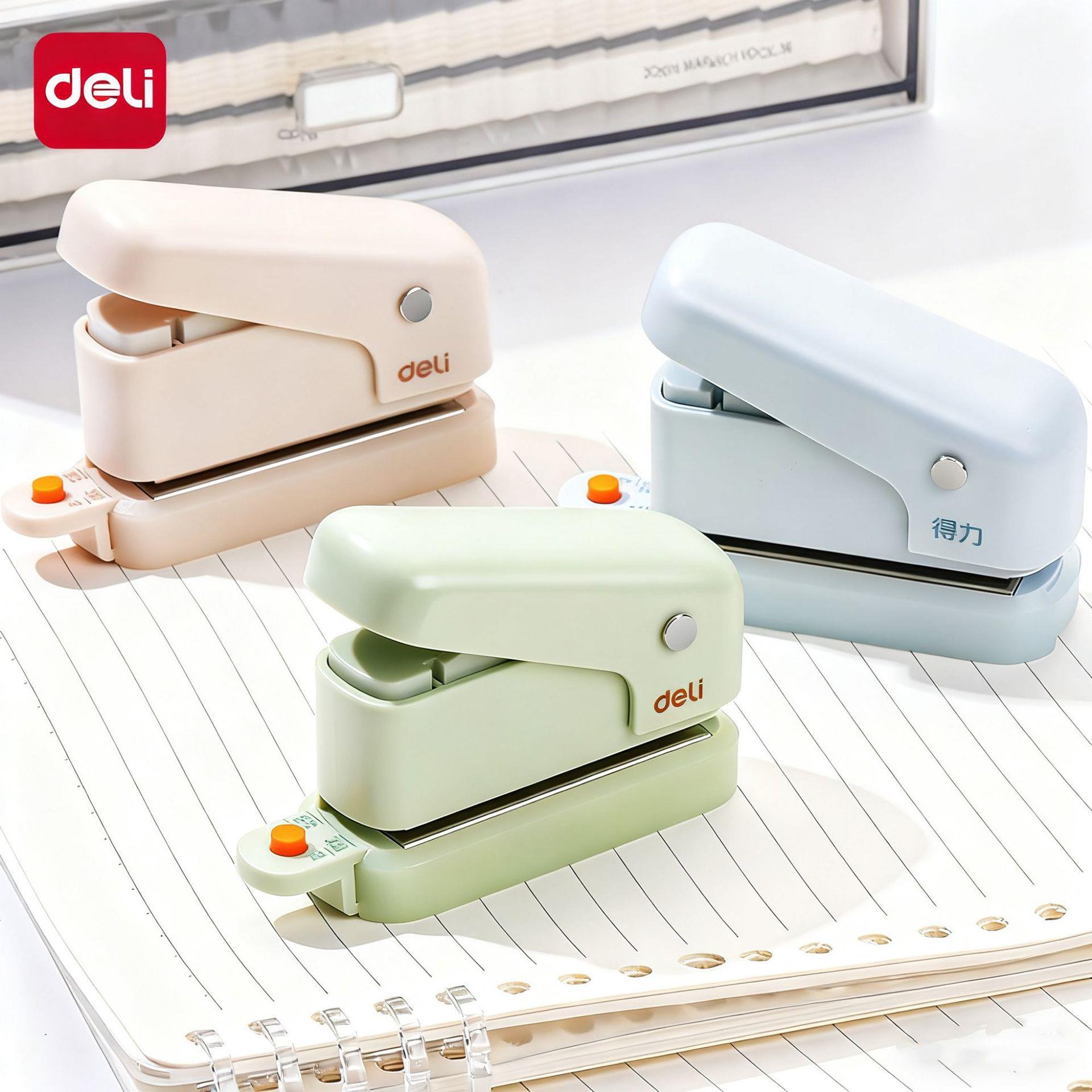 得力TA856打孔器6孔活页本5.5mm打孔器3孔活页打孔机小型打洞机器