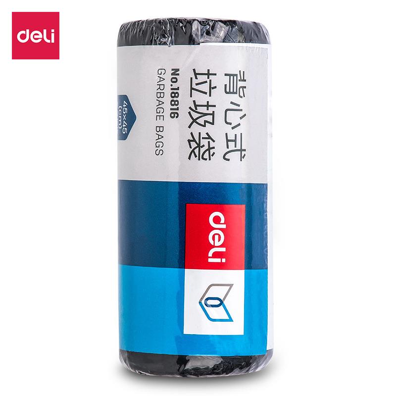 得力18816垃圾袋背心式30只/卷袋
