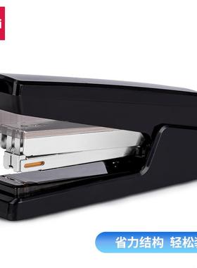 得力订书机0433旋转订书机学生加厚订书器办公省力标准型订书机器