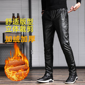 防水骑行摩托车休闲男士 品质男装 保暖 春秋男款 男弹力冬季 修身 皮裤