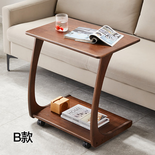 精选可移动实木边几沙发边柜客厅方角几迷你小茶几卧室床头桌家用