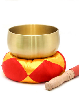 加厚铜磬铜庆静心钵盂佛音碗庆引罄修行钵纯铜法器日式光身庆铜钵