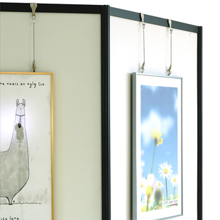 精选八棱柱展板广告牌展示架落地式门型展架书画移动折叠展板设计