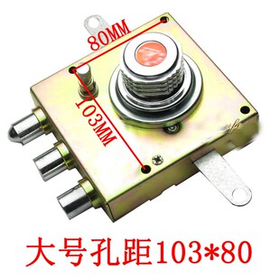 精选老式防盗门锁自动碰锁佳卫石牛十字锁叶片锁芯铁门自动锁大门