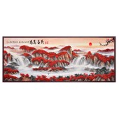 石墨烯碳晶墙暖壁画取暖器壁挂式 取暖器电暖器碳晶发热板墙暖