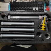 华聪加长组合胶枪十二轴助力自动断胶合金枪身精加工耐用四节加长