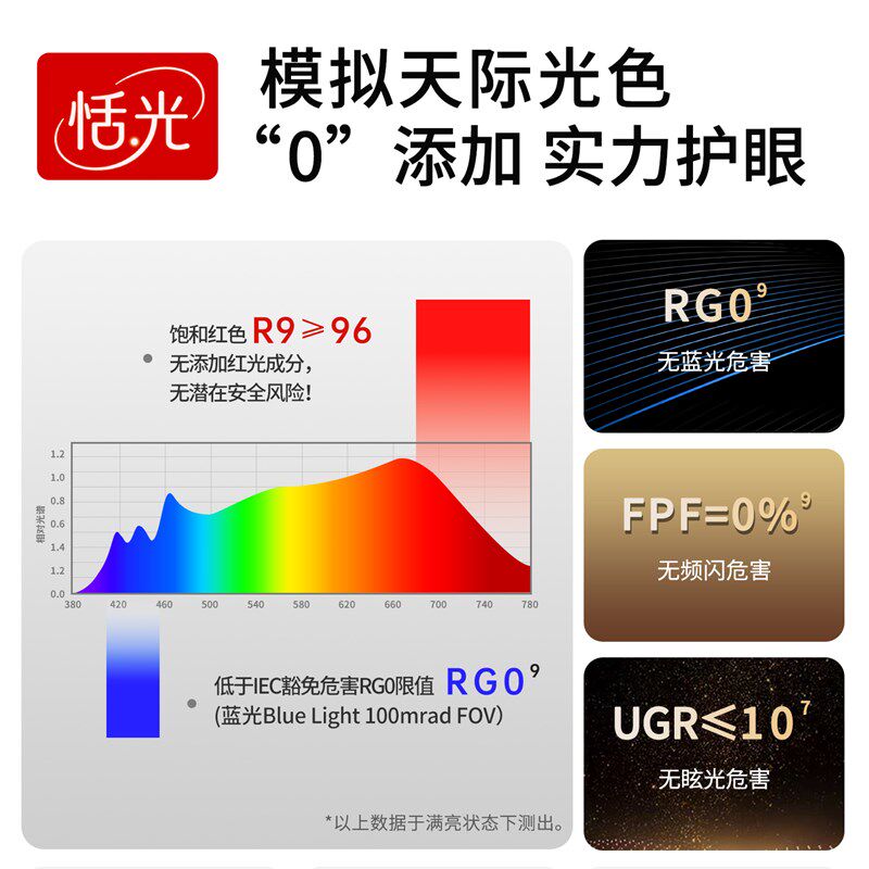 大路灯护眼灯学习专用学习灯全光谱儿童防近视落地台灯工作灯超亮