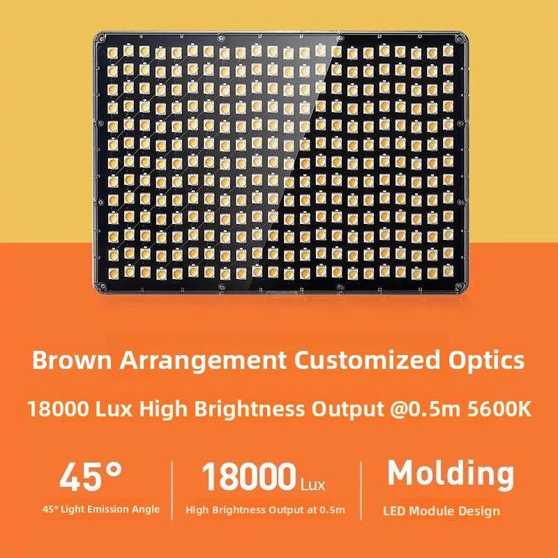 光圈/光圈Amaran P60X P60C Rgb彩色平面摄影灯可调彩色温度Led补