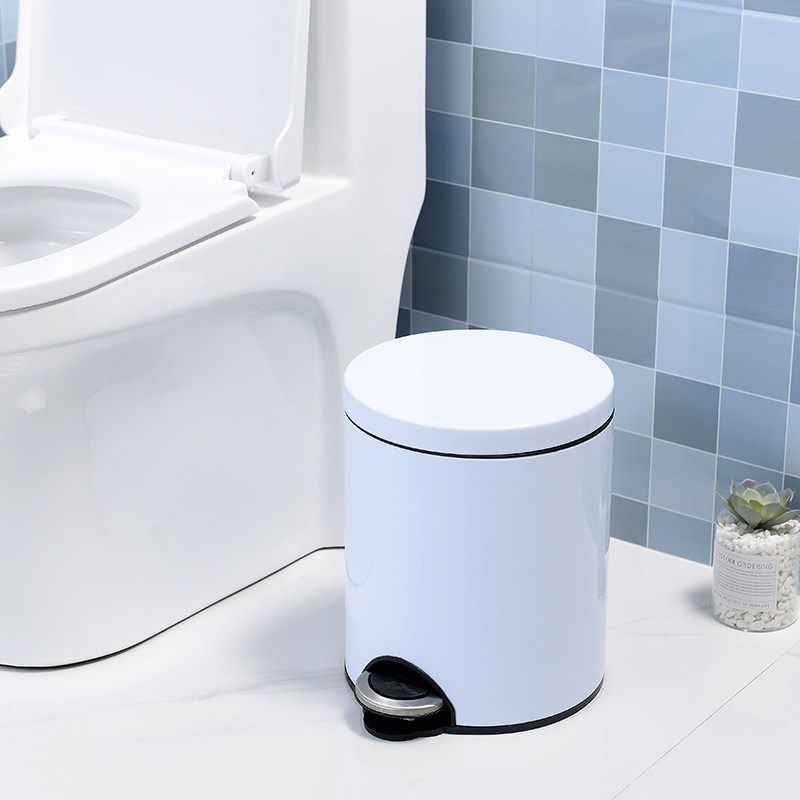 精选脚踏带盖垃圾桶家用有盖卫生间客厅卧室厨房厕所脚踩创意筒式