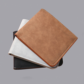 男士 简约皮夹超薄短款 钱包软皮钱夹轻奢多卡位防盗刷皮夹子钱夹