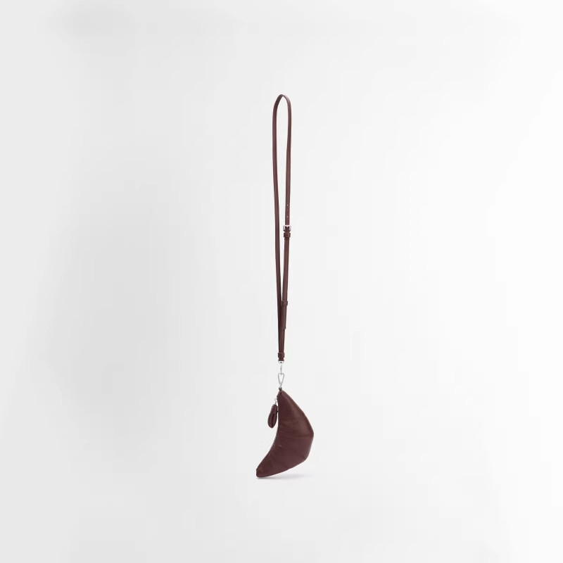 2026中性皮革斜挎挂脖可颂零钱包 复古风简约牛角包通用款女包纯,箱包皮具/热销女包/男包,通用款女包,淘宝优惠券,粉丝福利购,淘宝优惠卷