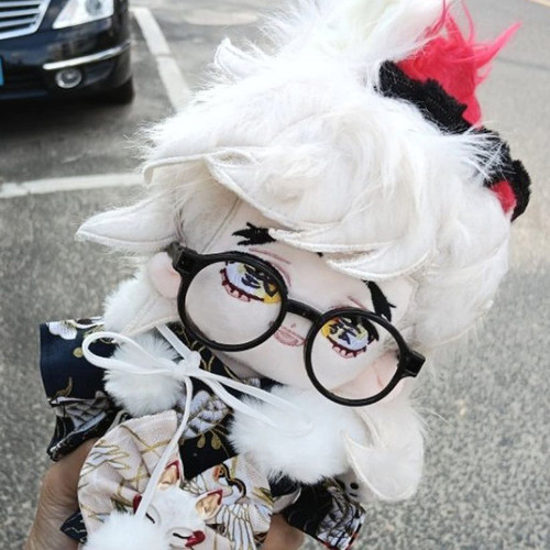 鬼灭之刃周边童磨属性20cm棉花娃娃毛绒玩偶礼物正版原创公仔玩具