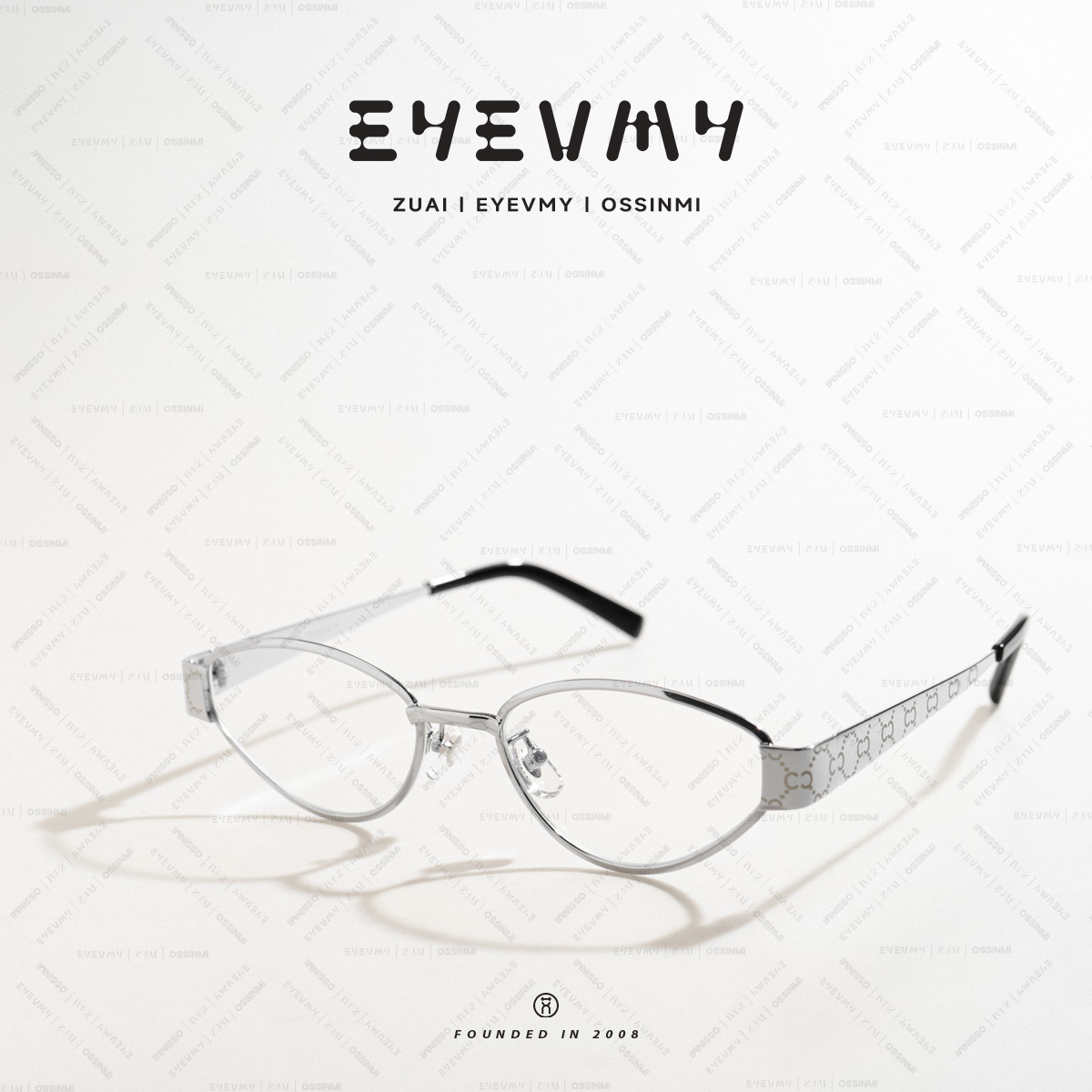 【高知清冷猫眼防蓝光钛镜】时髦百搭高清防蓝光眼镜A25CE028