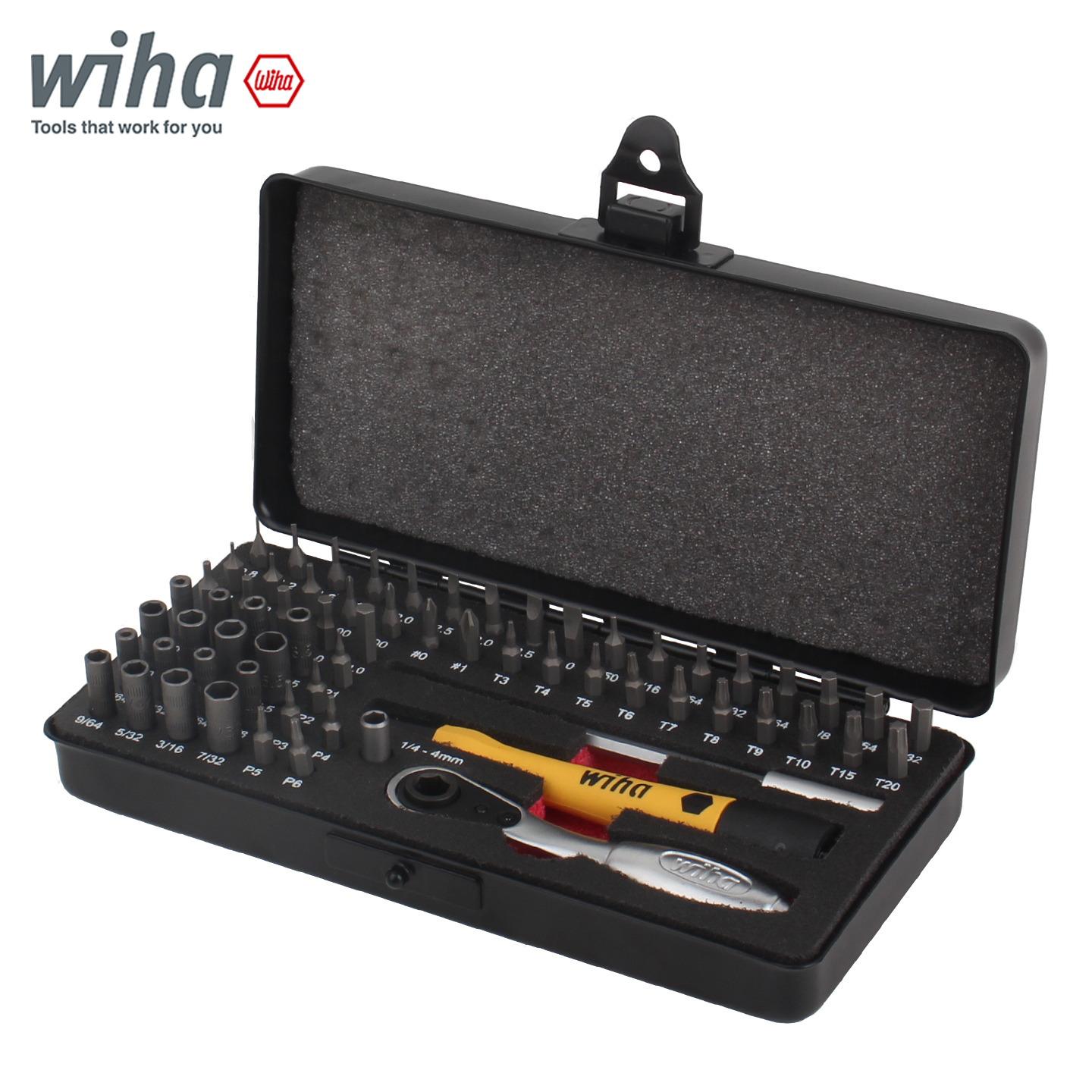 wiha精密螺丝刀套装65件进口