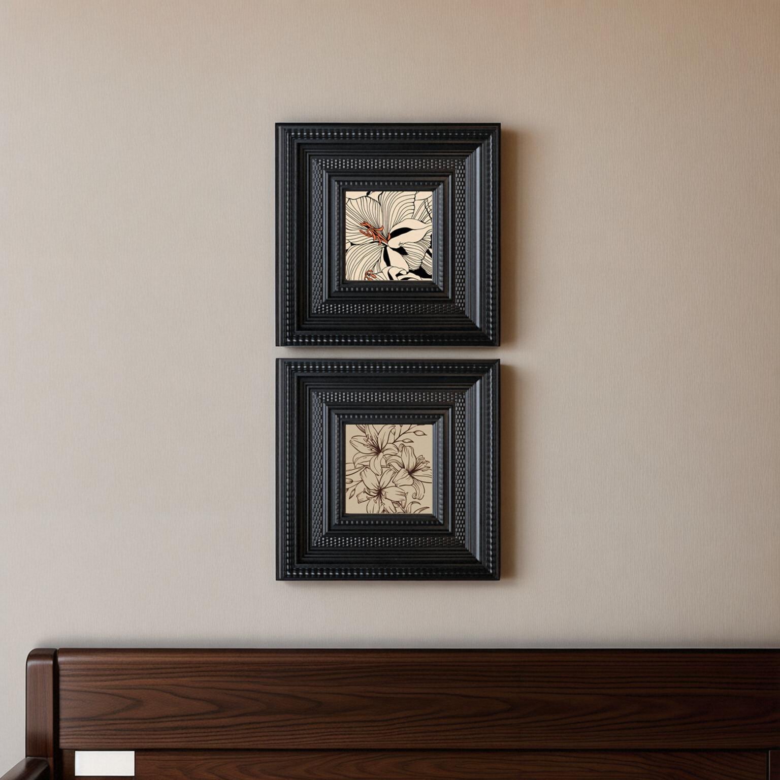 五月画馆画框法式中古复古小众高级感黑色相框油画水彩画宽边画框,家居饰品,相框/画框,淘宝优惠券,粉丝福利购,淘宝优惠卷