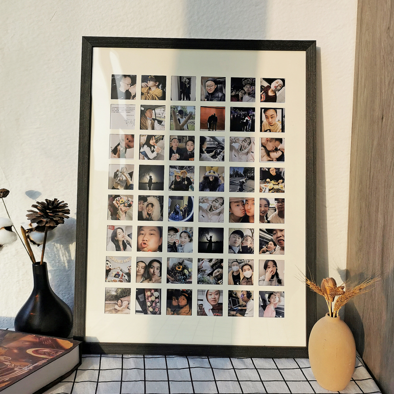 多宫格婚纱照相框九宫格相框挂墙