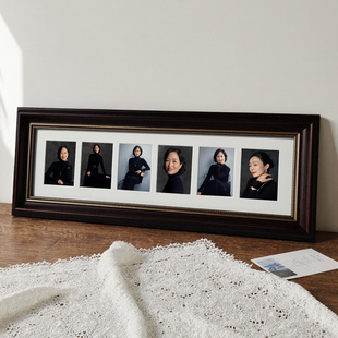 多宫格相框6连框来图印照片桌面摆台摆件拍立得亲子情侣儿童照片