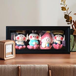 山西大同文创飞天佛小伴玩偶挂件收纳盲盒相框抽拉防尘展示相框