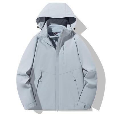 台州三门冲锋衣骆陀同款户外三合一女款抓绒内胆防风防水外套男工