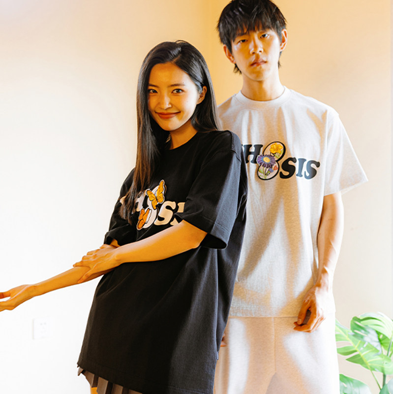 WHOOSIS（不知其名）魔术贴系列短袖t恤简约夏季男女赠4款魔术贴