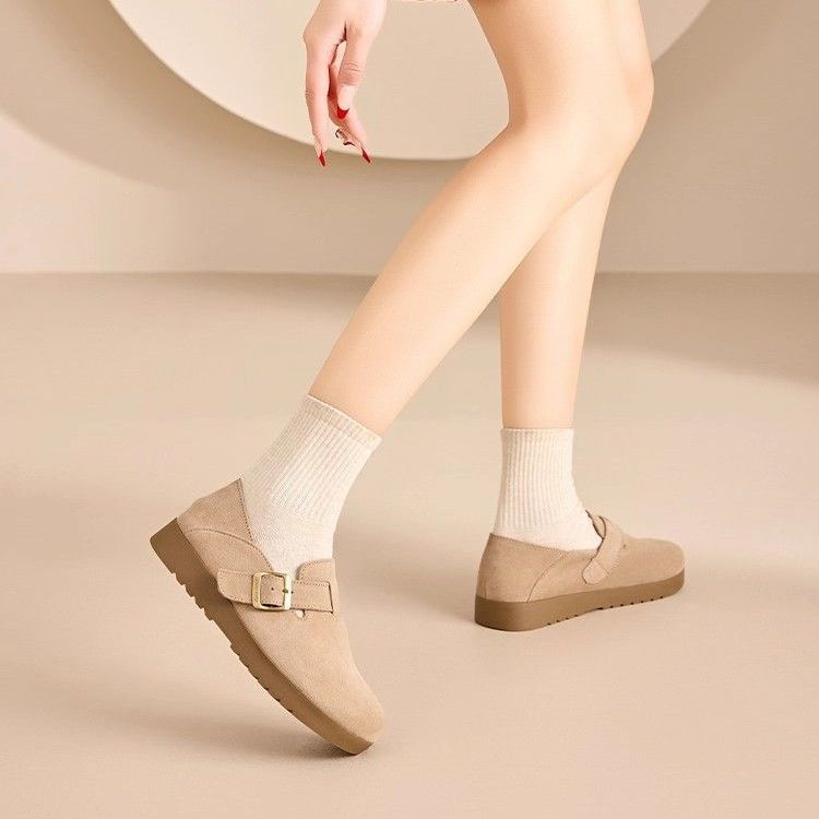 勃肯鞋女厚底2025新款秋