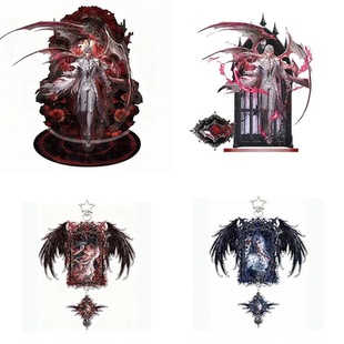 恋与深空周边秦彻银翼安魂曲系列秦彻银翼恶魔亚克力立牌钥匙扣礼