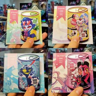 地狱客栈同款 比利兹斯托拉斯菲兹奥兹高颜值马口铁生日徽章礼物谷