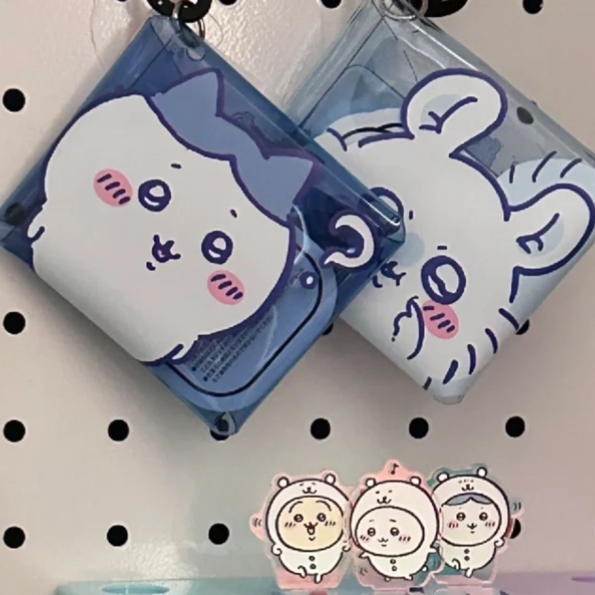 小八乌萨奇吉伊包挂透明钥匙扣圈零钱耳机收纳包有趣动漫角色清仓,节庆用品/礼品,创意零钱包,淘宝优惠券,粉丝福利购,淘宝优惠卷