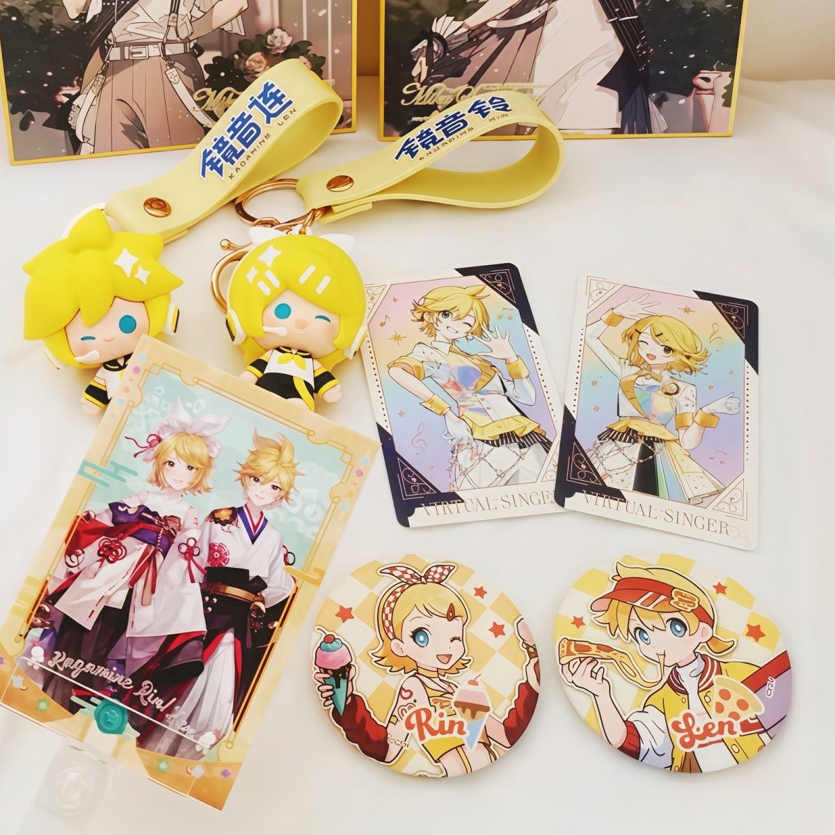 镜音双子交响乐透卡徽章礼物