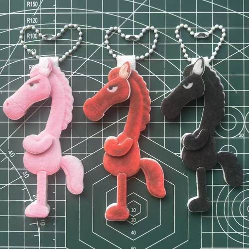 小红书同款马年吉祥物不织布挂件