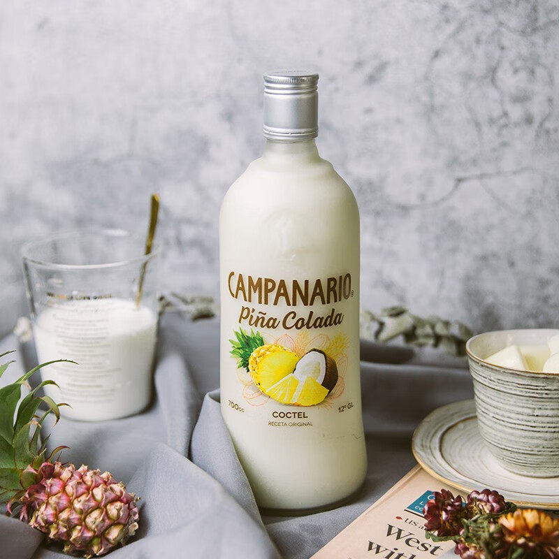 卡裴娜CAMPANARIO菠萝椰奶酒利口酒微醺百香果柠檬女士低度小甜酒