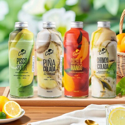 开佩尔（Capel）【原瓶进口】智利皮斯科基底预调菠萝椰奶利口酒