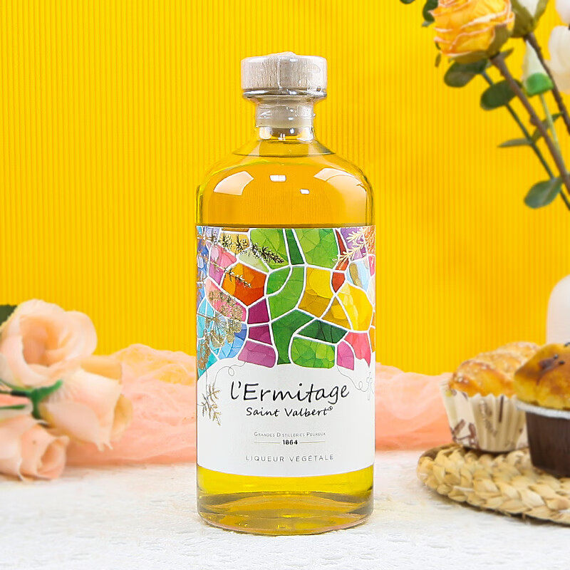 埃尔米塔奇（L'Ermitage）【原瓶进口】法国黄绿利口酒 700ml